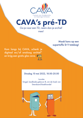 Flyer voor de CAVA pré-TD