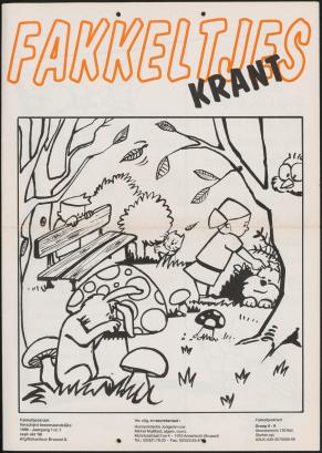 Cover van het tijdschrift 'De Fakkeltjeskrant'